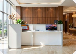 Lada recepcyjna R91 z laminatu HPL