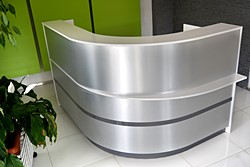 Lada recepcyjna z lamiantu HPL