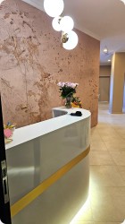 Lada recepcyjna z lamiantu HPL