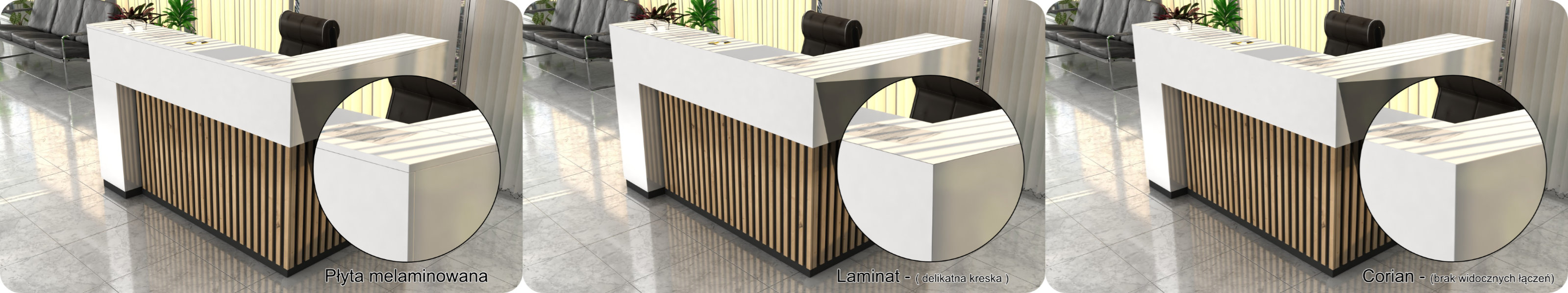 Róznice w materiałach