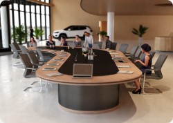 St&oacute;� konferencyjny lambada