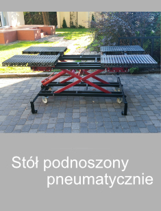 Stó podnoszony penumatycznie